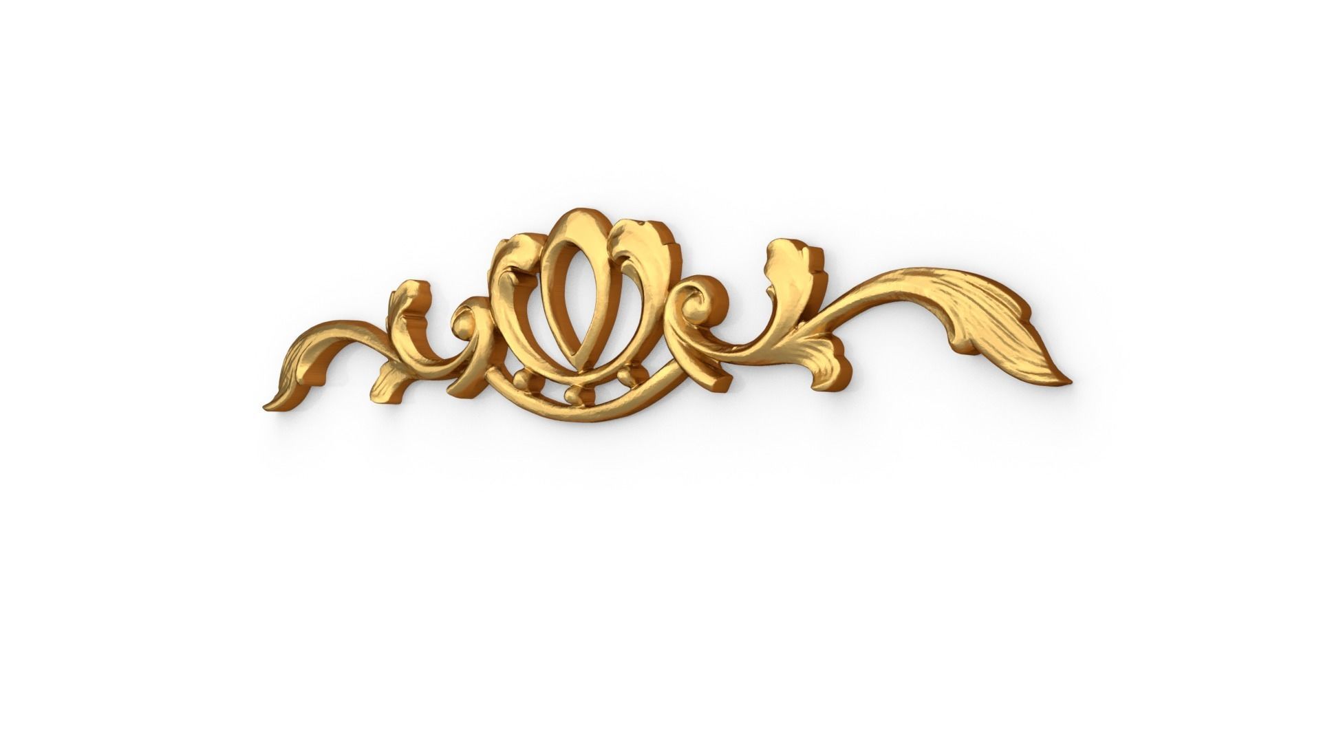 Classic decor ornament 327 3D model_2