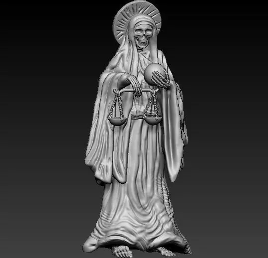 santa murete Pendant 3D print model_0