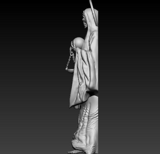 santa murete Pendant 3D print model_1