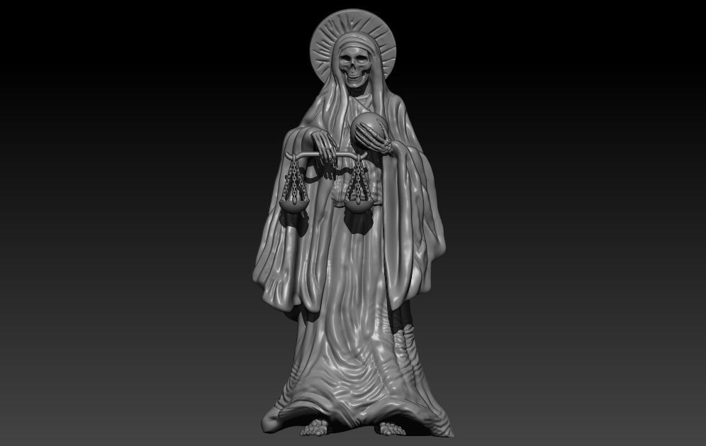 santa murete Pendant 3D print model_4