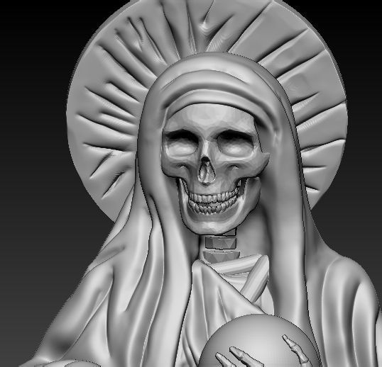 santa murete Pendant 3D print model_3
