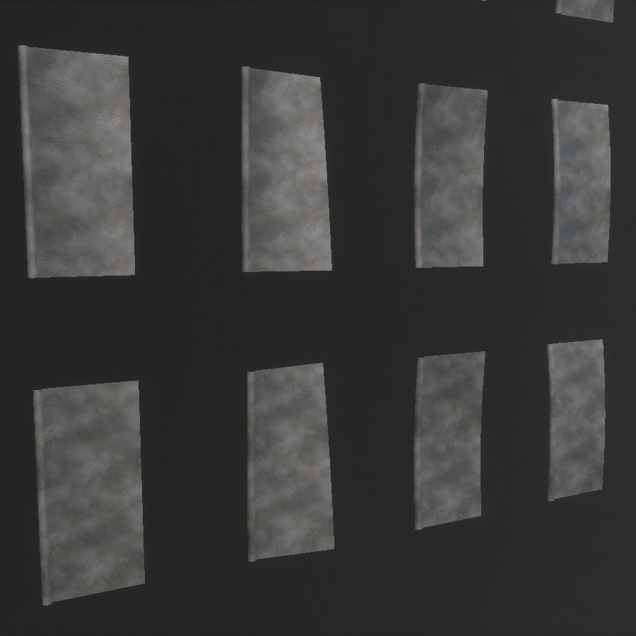 Environment Roof Modules Game Assets Low-poly 3D model_12