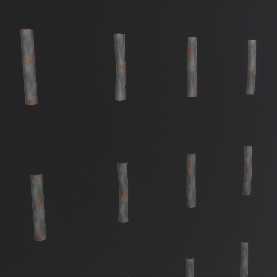 Environment Roof Modules Game Assets Low-poly 3D model_18