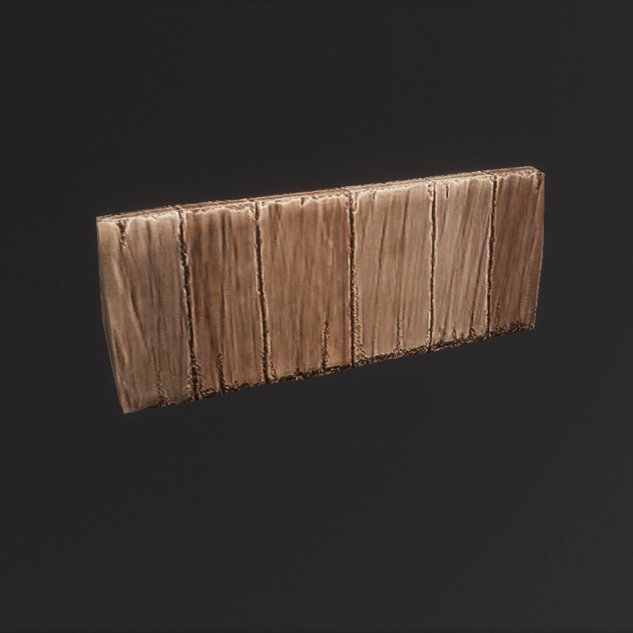 Environment Roof Modules Game Assets Low-poly 3D model_9