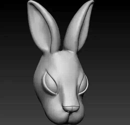 Bunny Face  3D print model