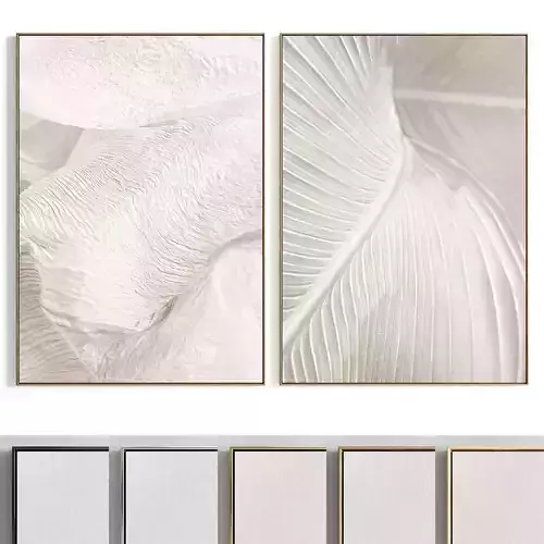 Plaster Two Photo Frame 417