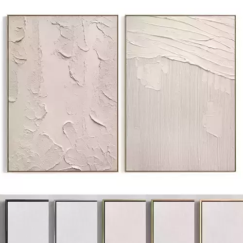 Plaster Two Photo Frame 418