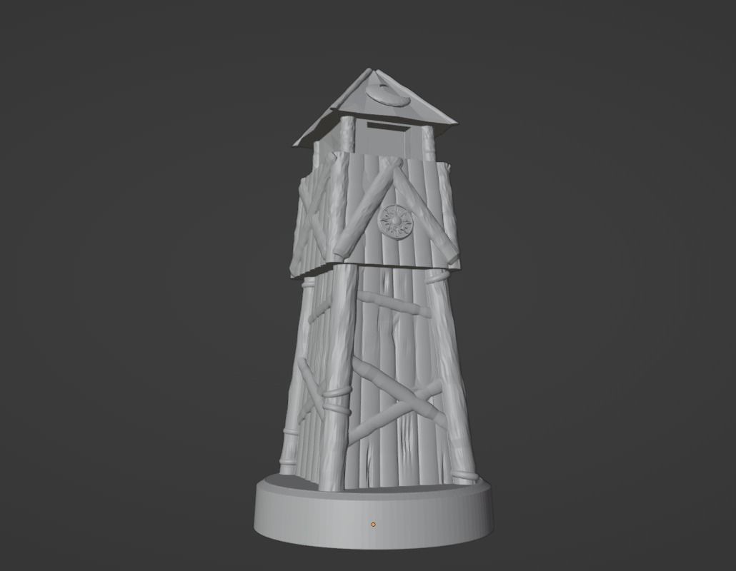 3D Model Fantasy Tower 3D print model_1