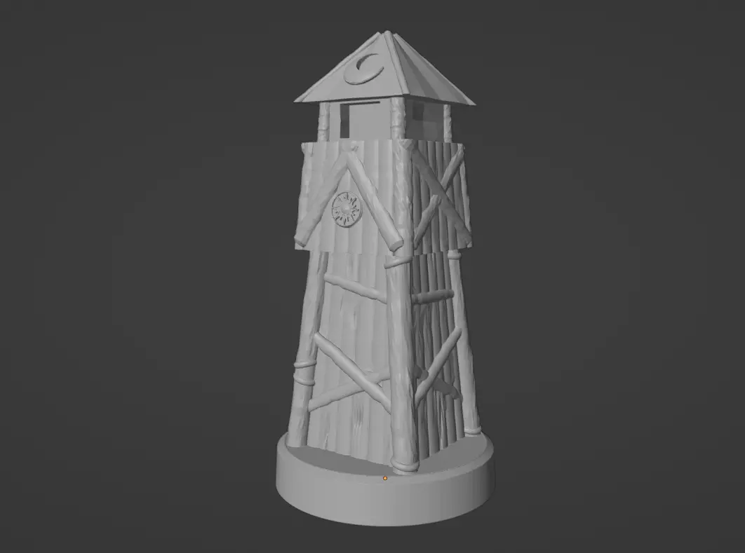 3D Model Fantasy Tower 3D print model_0