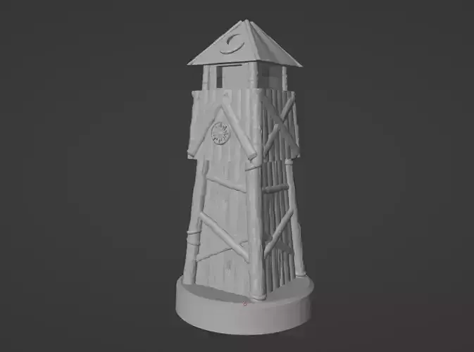 3D Model Fantasy Tower