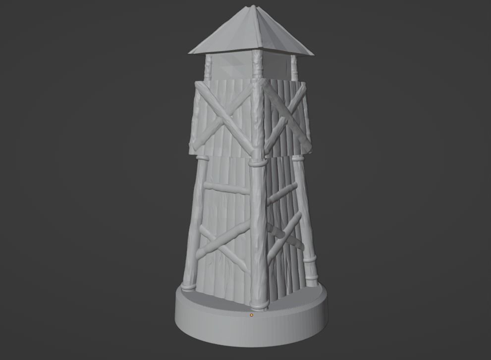 3D Model Fantasy Tower 3D print model_2