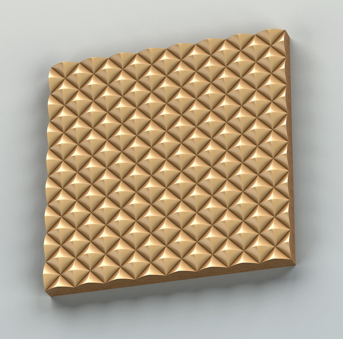 Wall panel 036 3D model_5