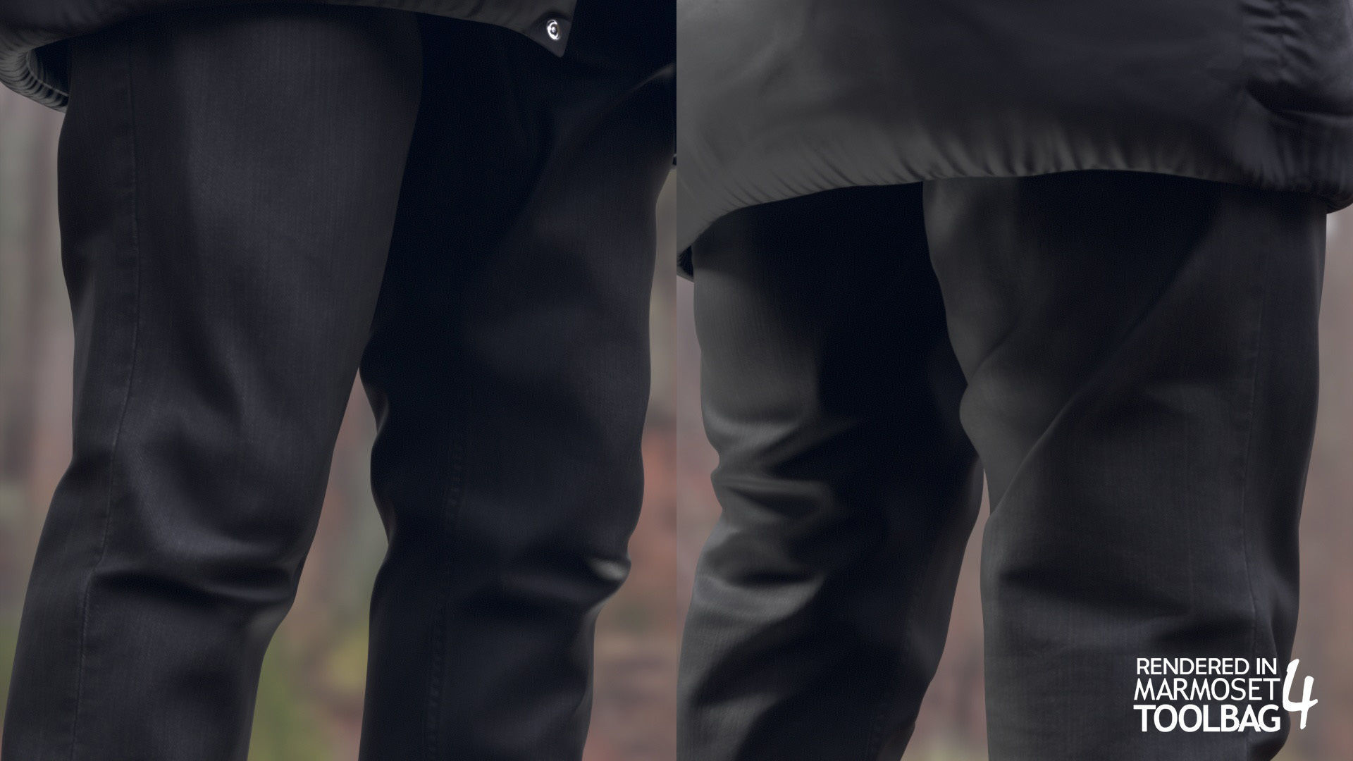 Mens and Womens Winter Outfits - Modular - Rigged 3D Model Collection_28