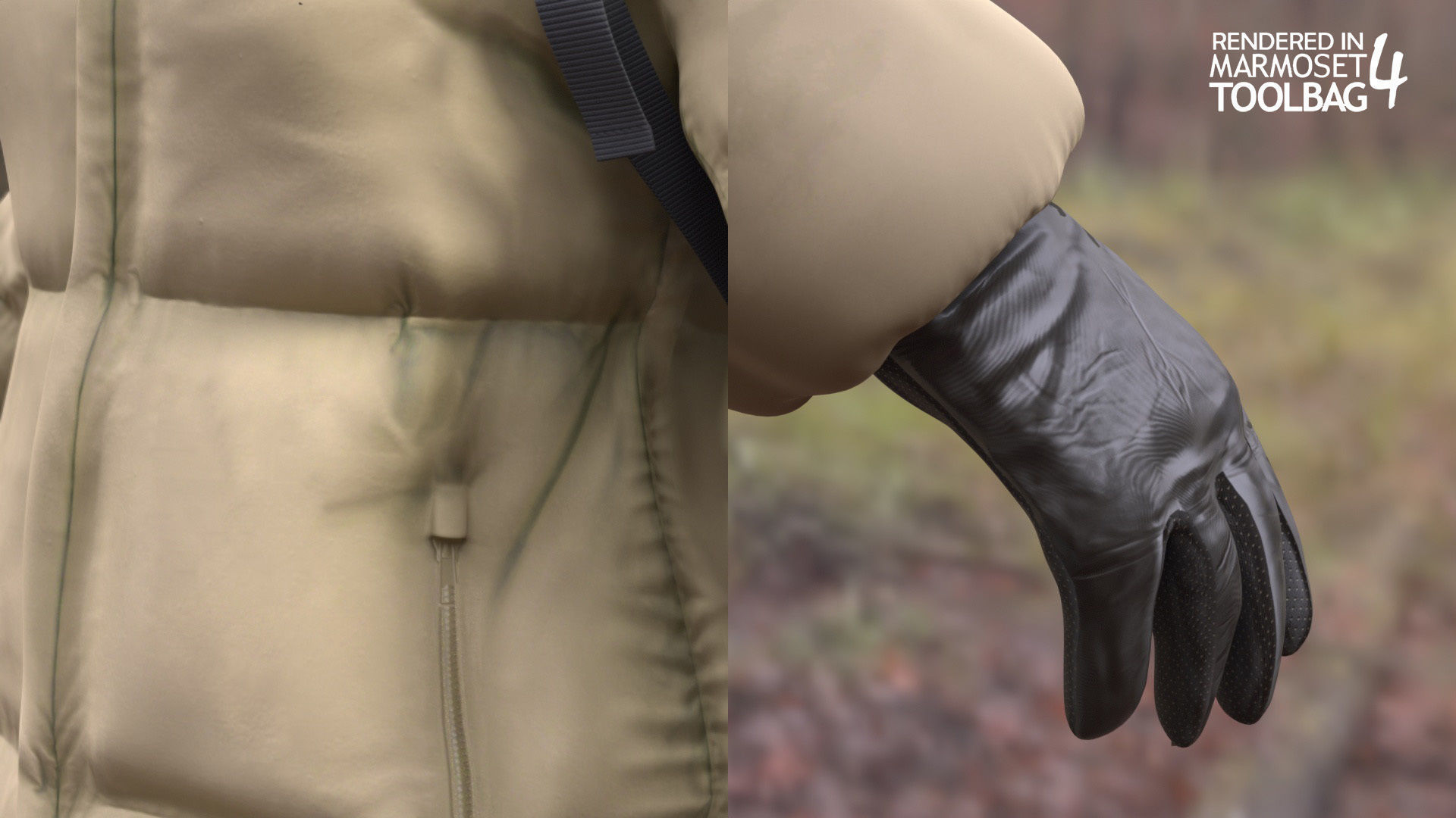 Mens and Womens Winter Outfits - Modular - Rigged 3D Model Collection_18