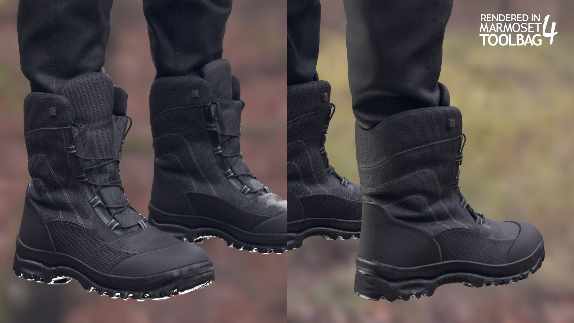 Mens and Womens Winter Outfits - Modular - Rigged 3D Model Collection_22