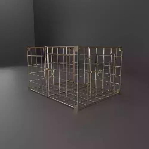 cage modeling Low-poly 3D model