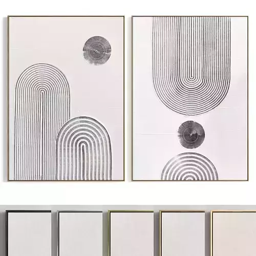 Plaster Two Photo Frame 422