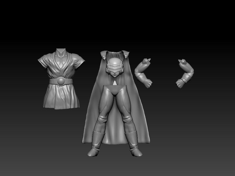 Gohan - great saiyaman - 3d model print 3D print model_1