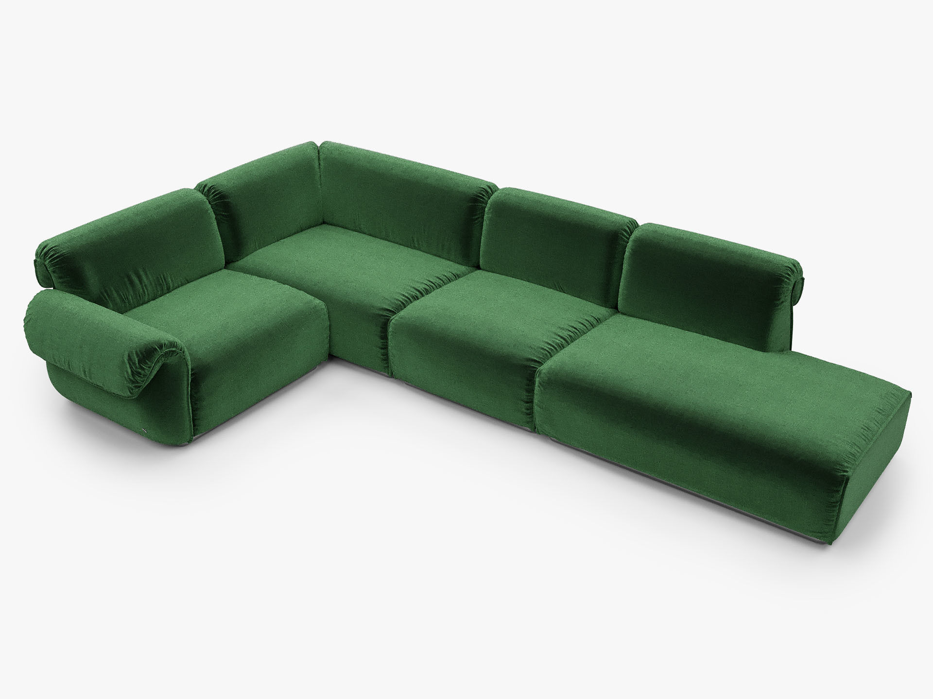 Natuzzi Italia ICON Sectional Sofa 3D model_1