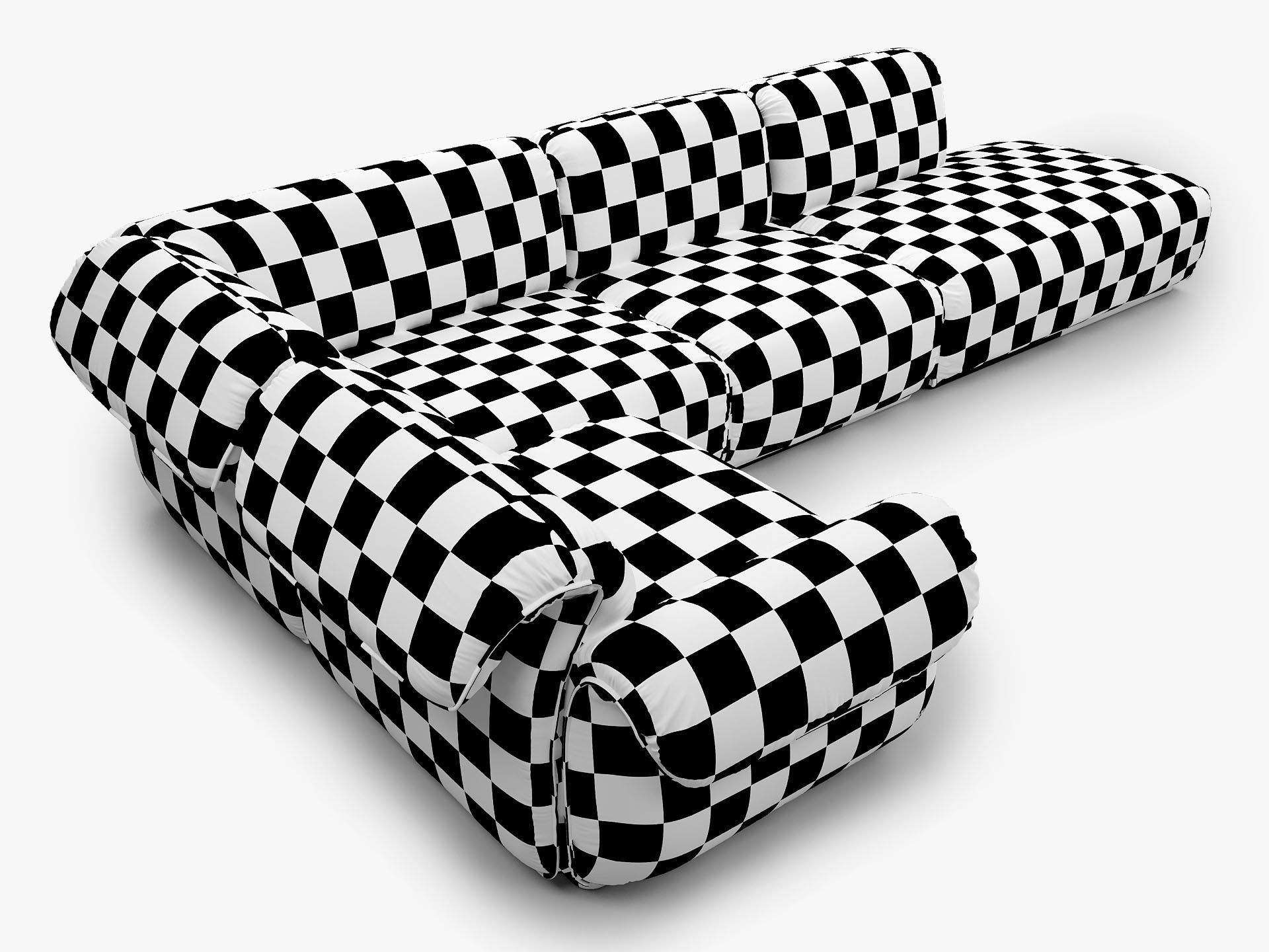 Natuzzi Italia ICON Sectional Sofa 3D model_5