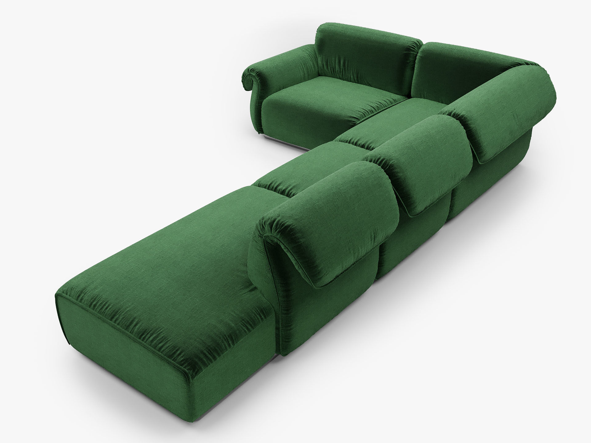 Natuzzi Italia ICON Sectional Sofa 3D model_2