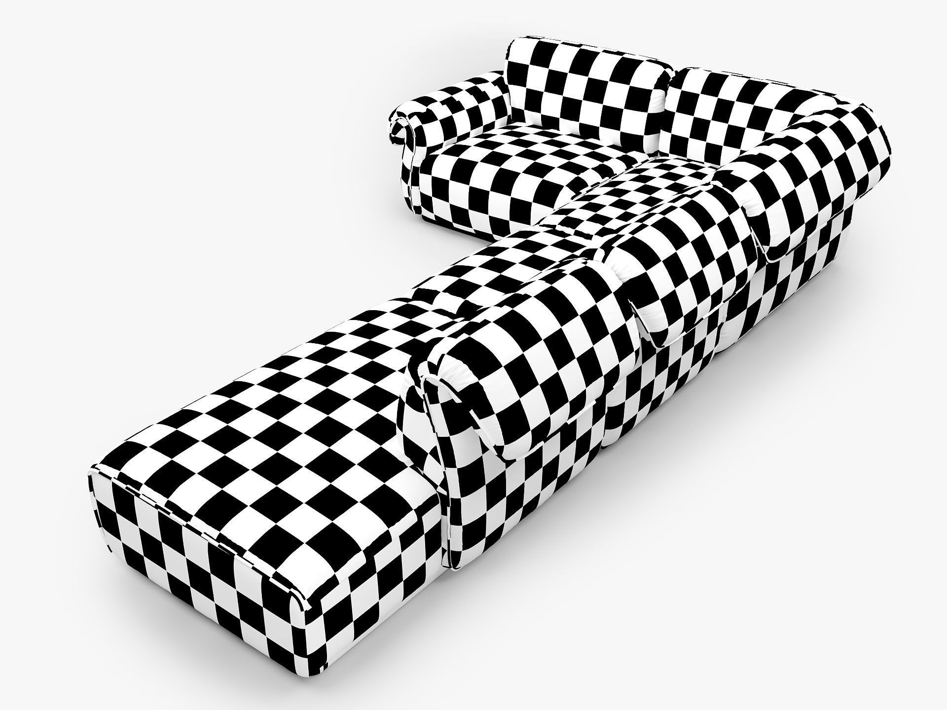 Natuzzi Italia ICON Sectional Sofa 3D model_6