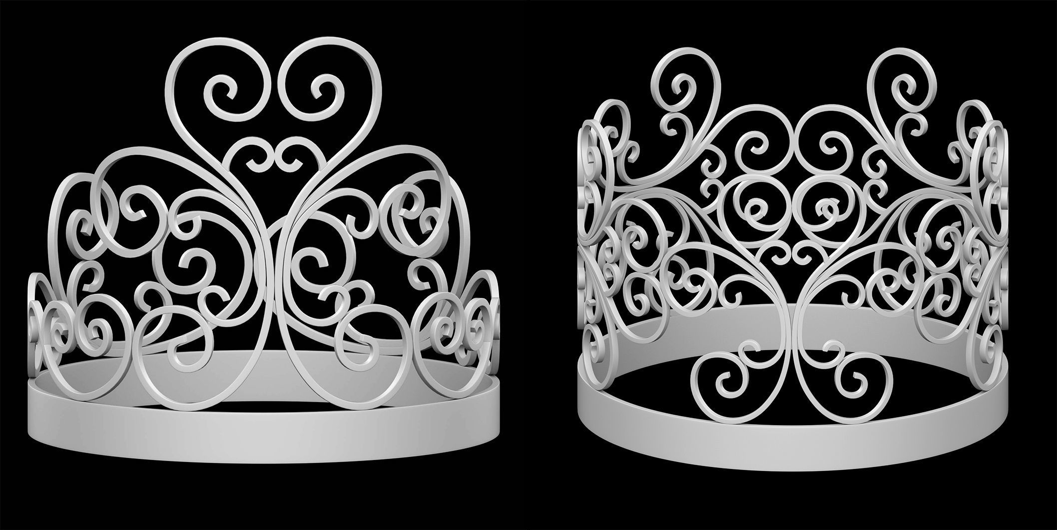50 Crown IMM Brush Pack Low-poly 3D model_30