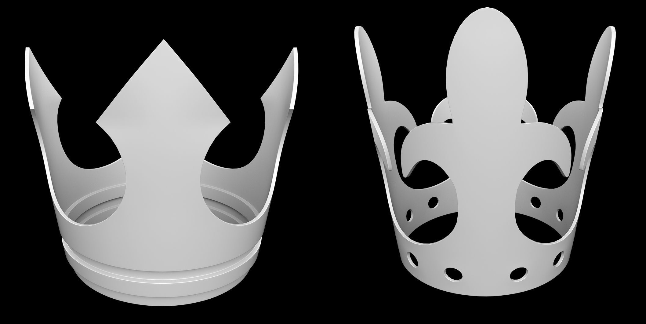 50 Crown IMM Brush Pack Low-poly 3D model_21