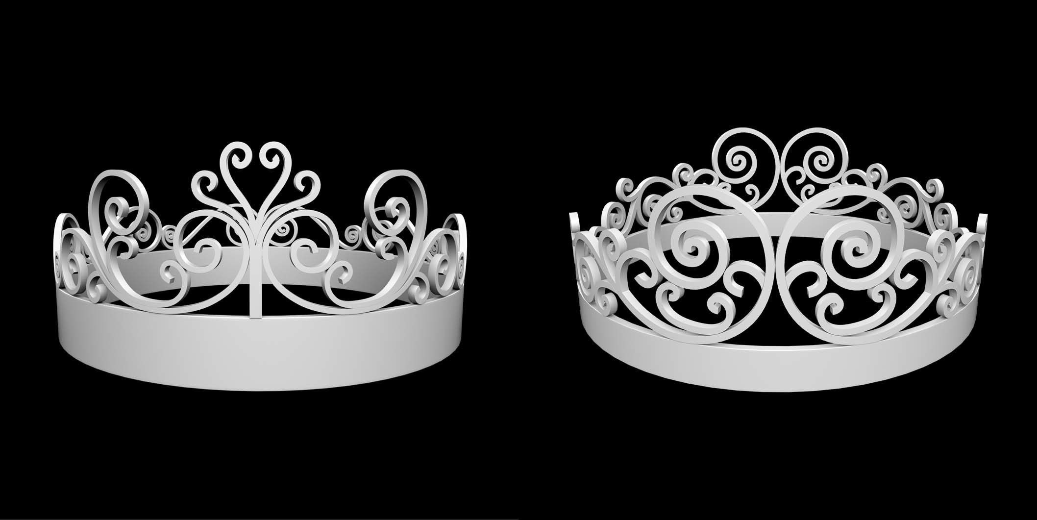 50 Crown IMM Brush Pack Low-poly 3D model_6