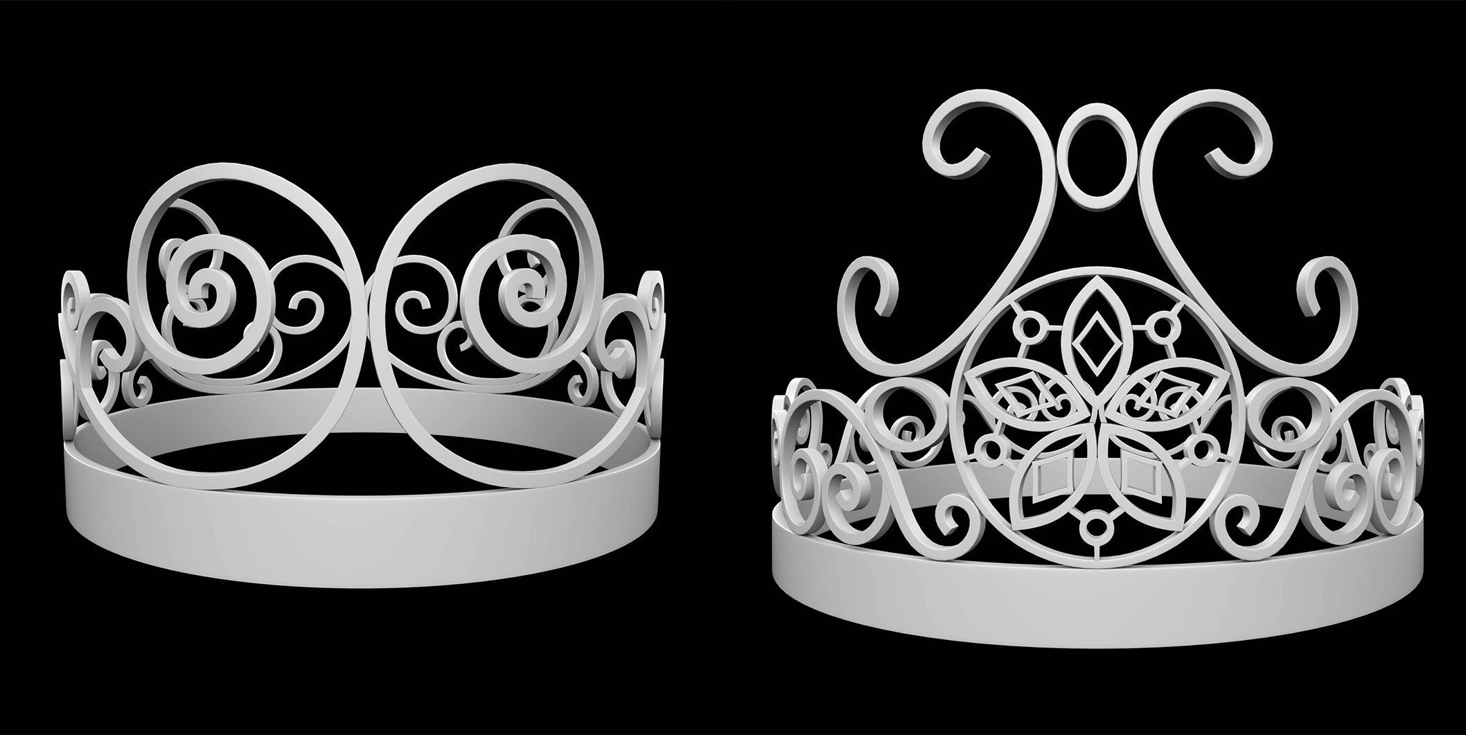 50 Crown IMM Brush Pack Low-poly 3D model_29