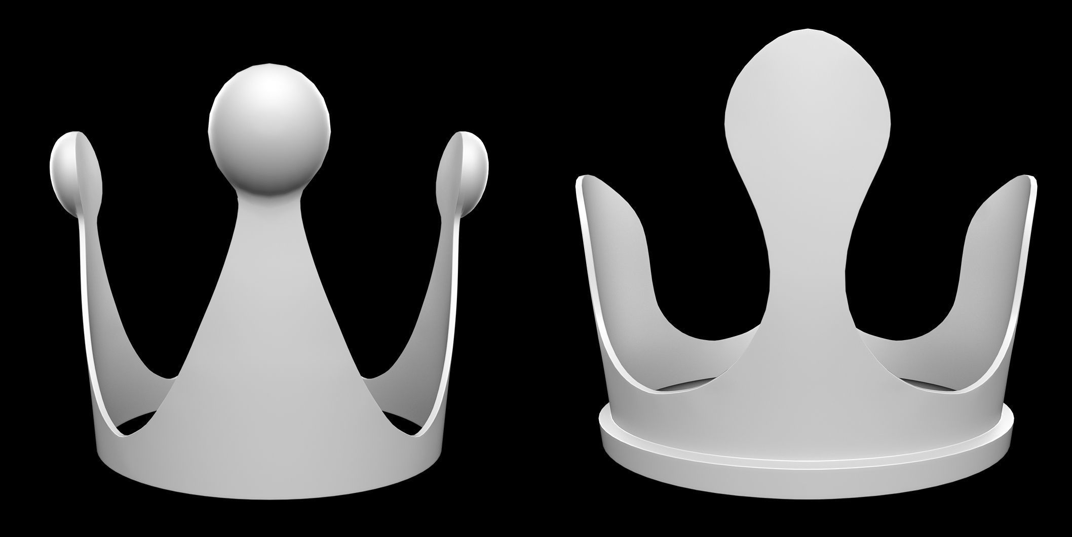 50 Crown IMM Brush Pack Low-poly 3D model_11