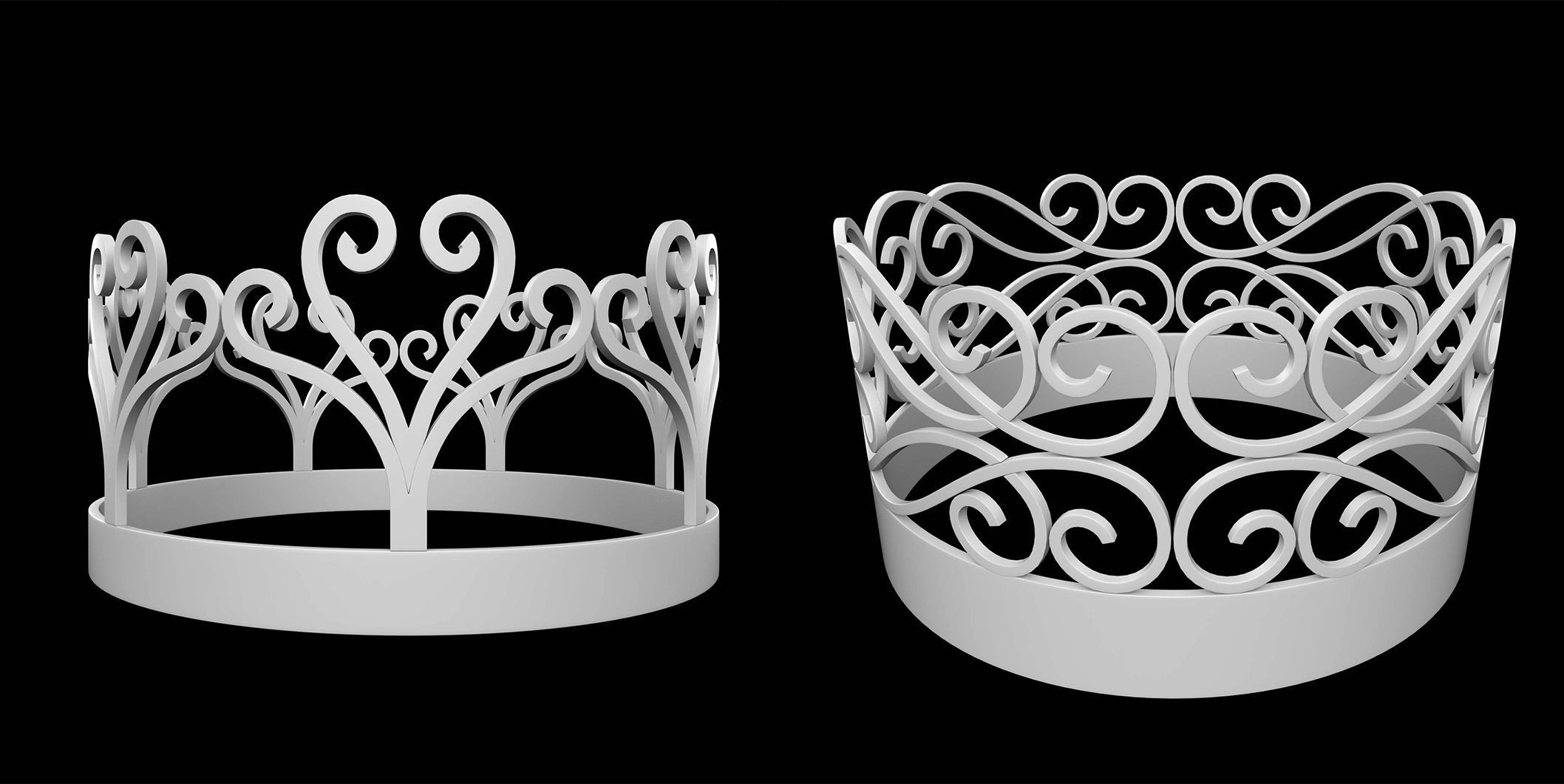 50 Crown IMM Brush Pack Low-poly 3D model_27