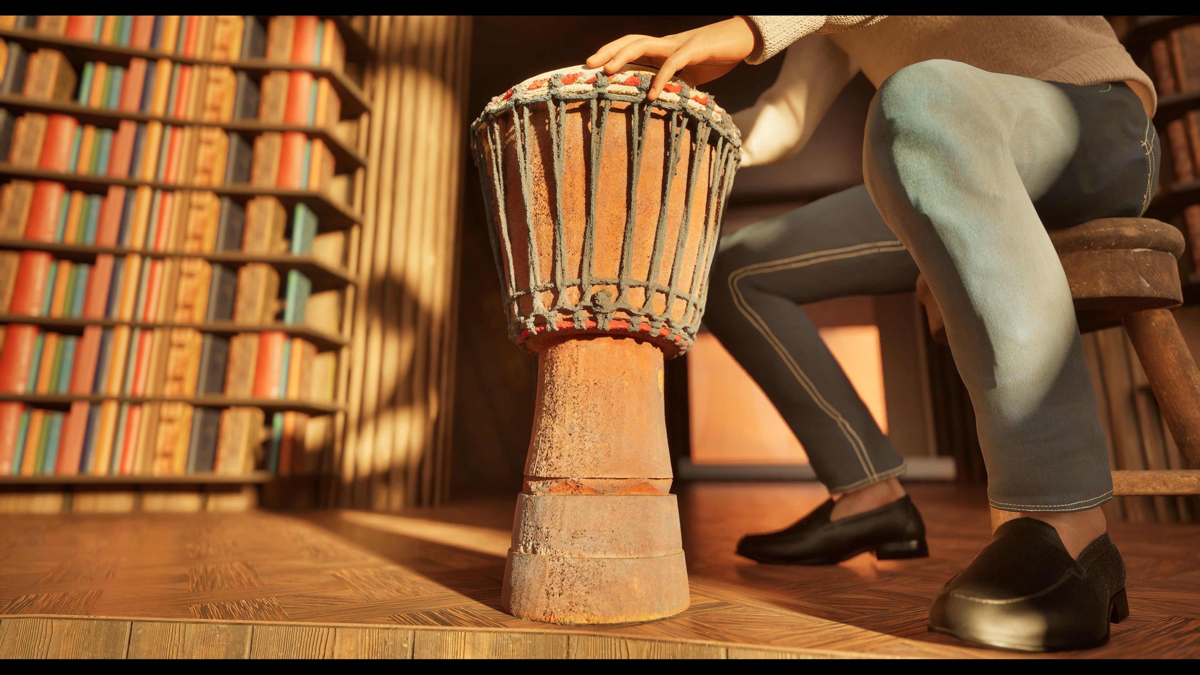 Djembe Drum 3D scan Free 3D model_2