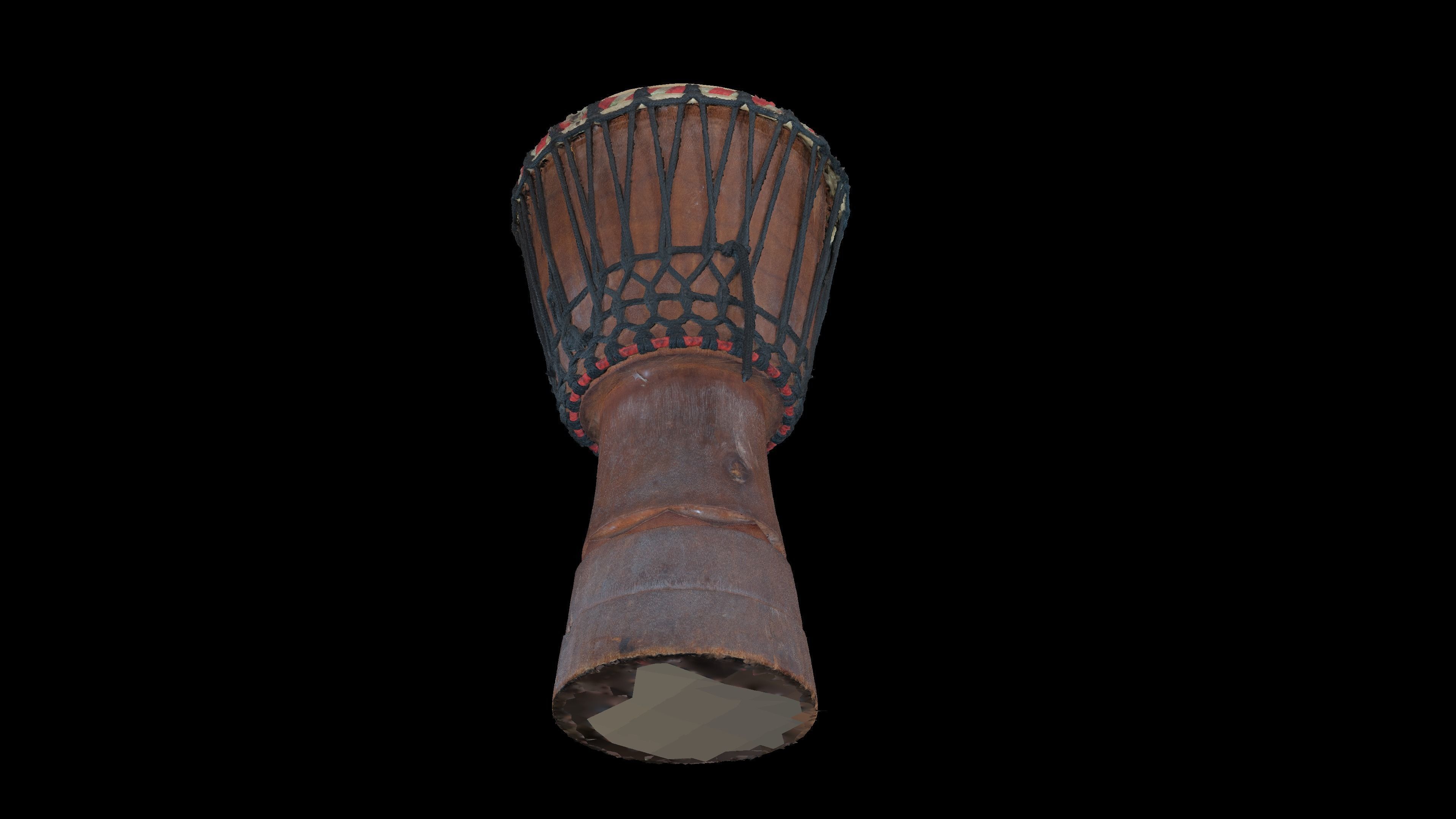 Djembe Drum 3D scan Free 3D model_7