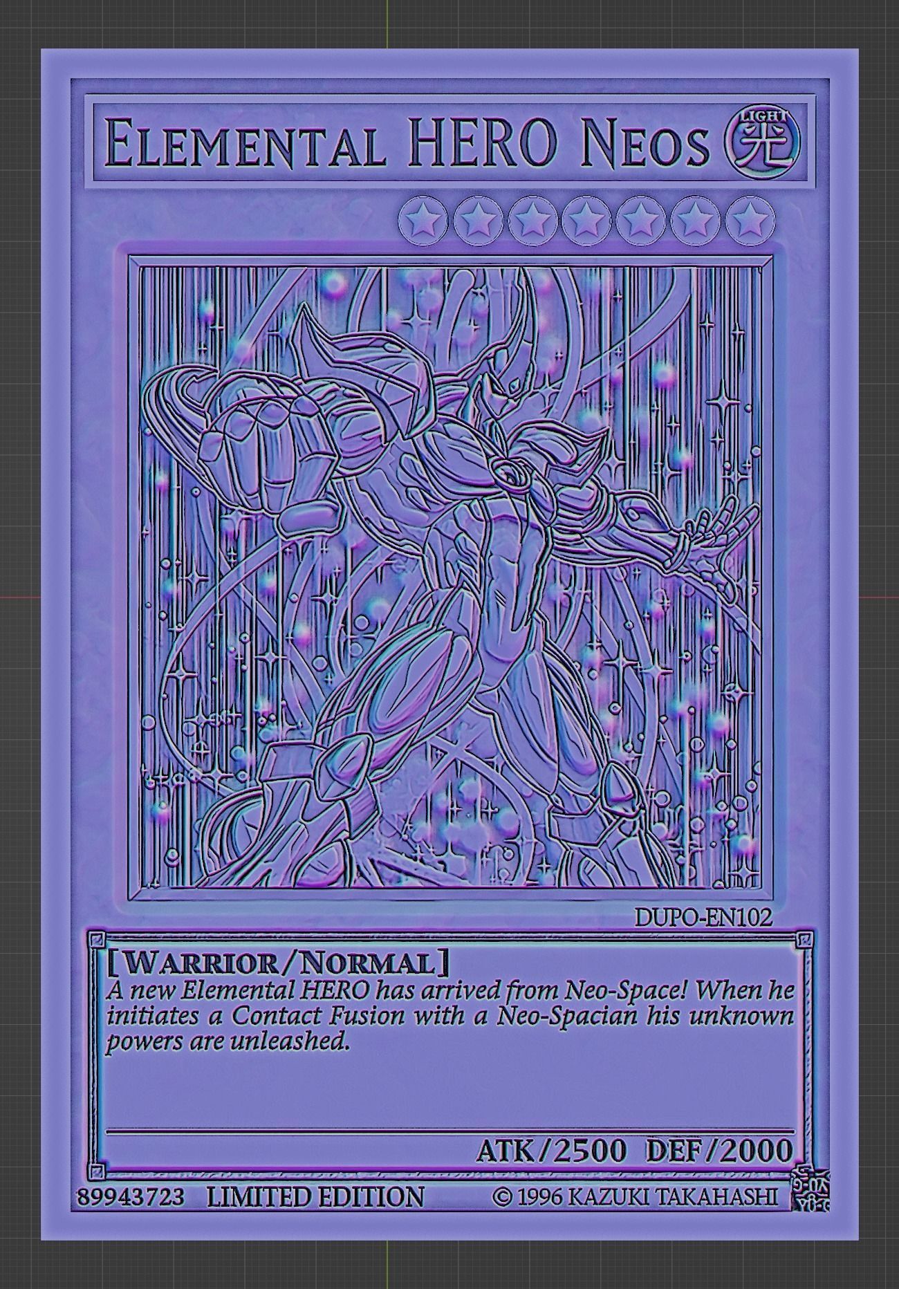 elemental hero neos - yugioh 3D model 3D printable | CGTrader
