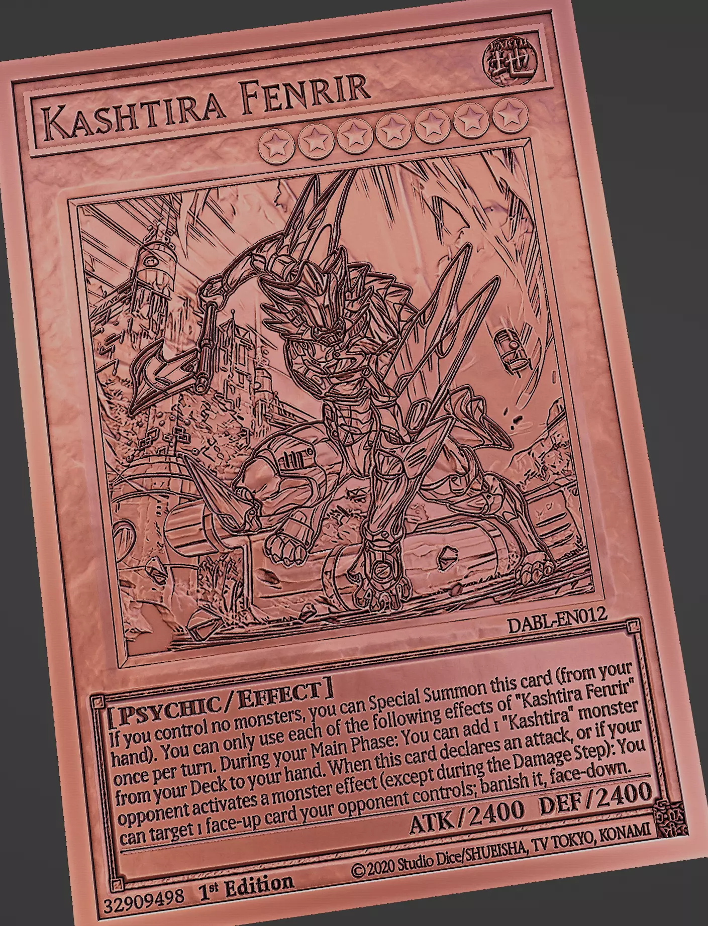 kashtira fenrir - yugioh Free 3D print model