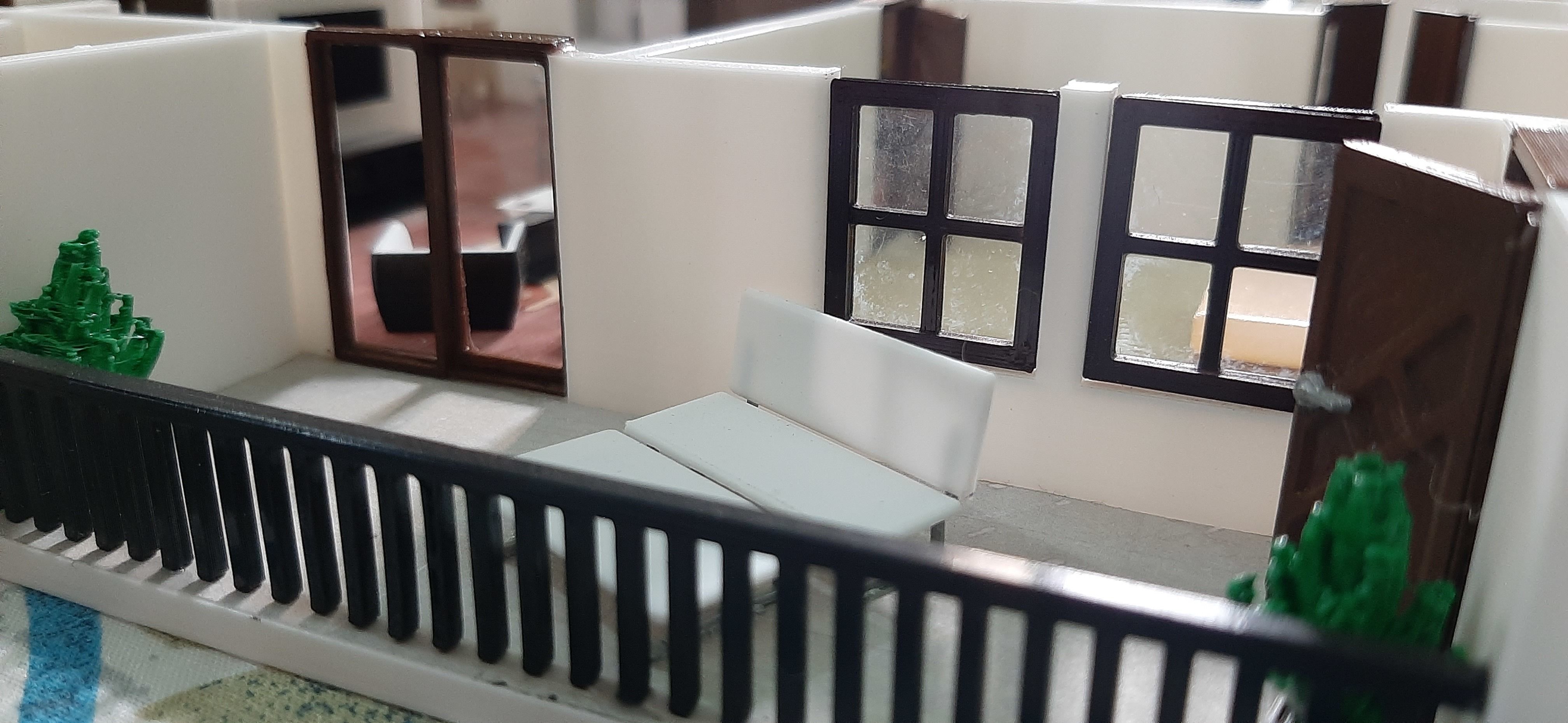 House Two Bedrooms 3D Print 3D print model_23