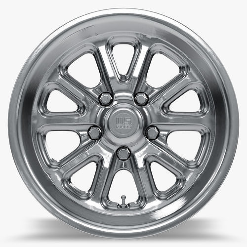 US Mags Rambler Wheel Chrome 3D model 3