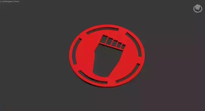 The Foot clan logo stencil