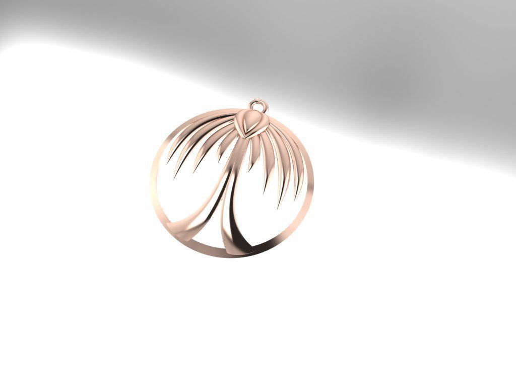 palm tree 3D print model_2