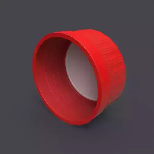 Plastic Bottle Cap Low Poly