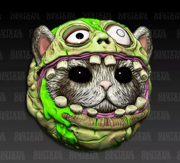 Animal Cosplay The Zombie 3D model_0