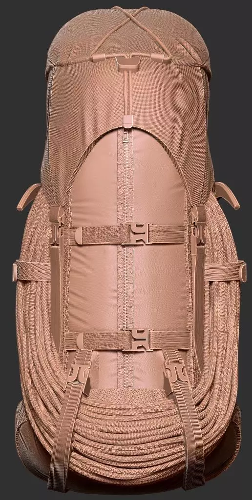 Climbing exercise backpack 3D print model