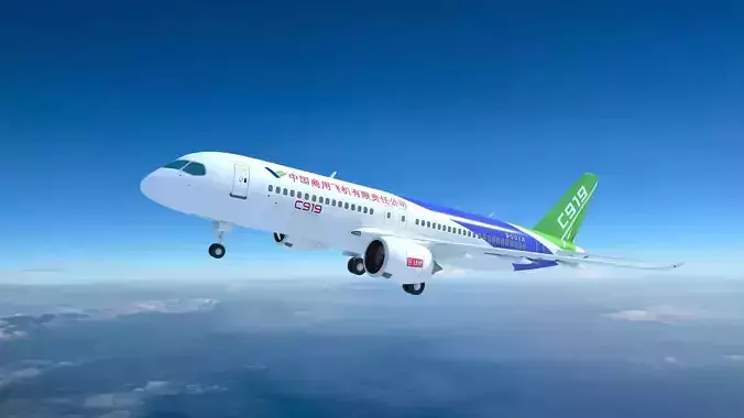 COMAC C919 3D model