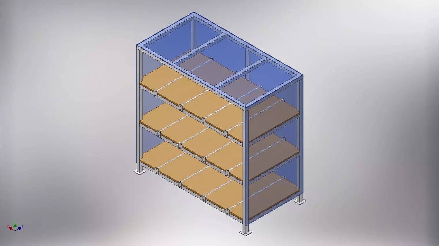 26334-SHELF TYPE A Free 3D model