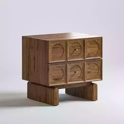 Marcel Bedside Table 3D Model
