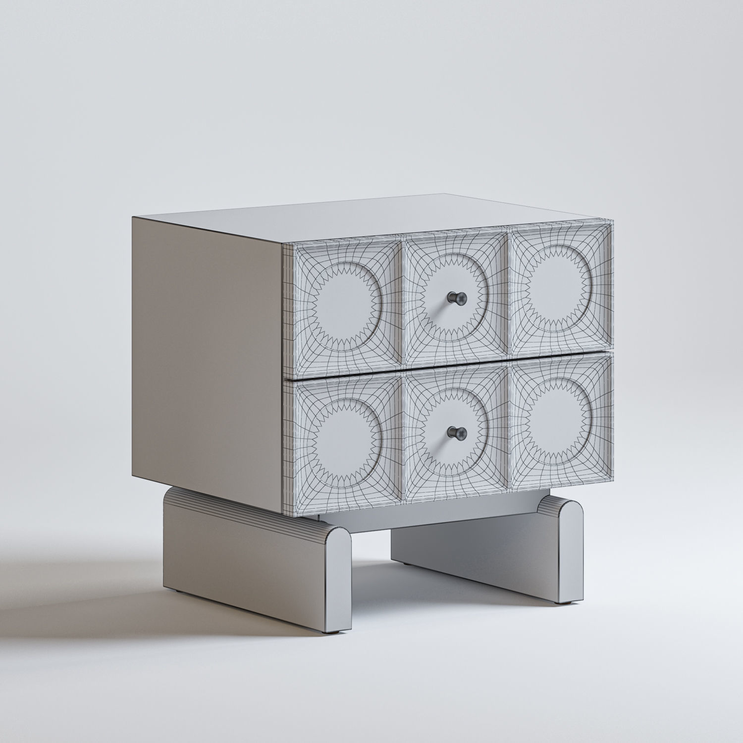 Marcel Bedside Table 3D Model 3D model_4