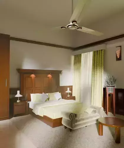 Ethnic High Poly 3D Bedroom Handmade and Free Assets