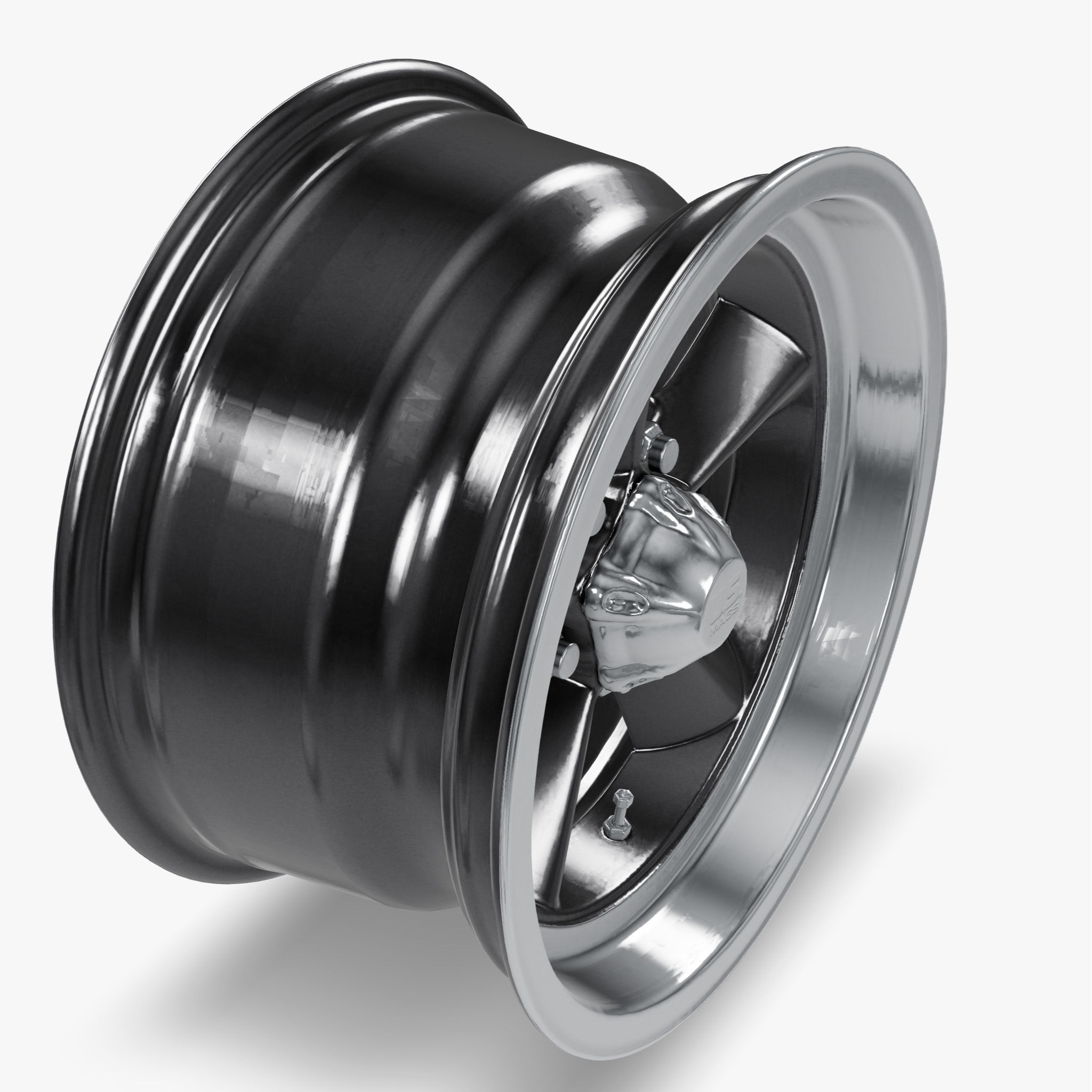 US Mags Standard Wheel Textured Gray 3D model_8