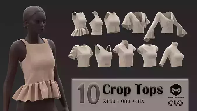 10 Female Crop Tops